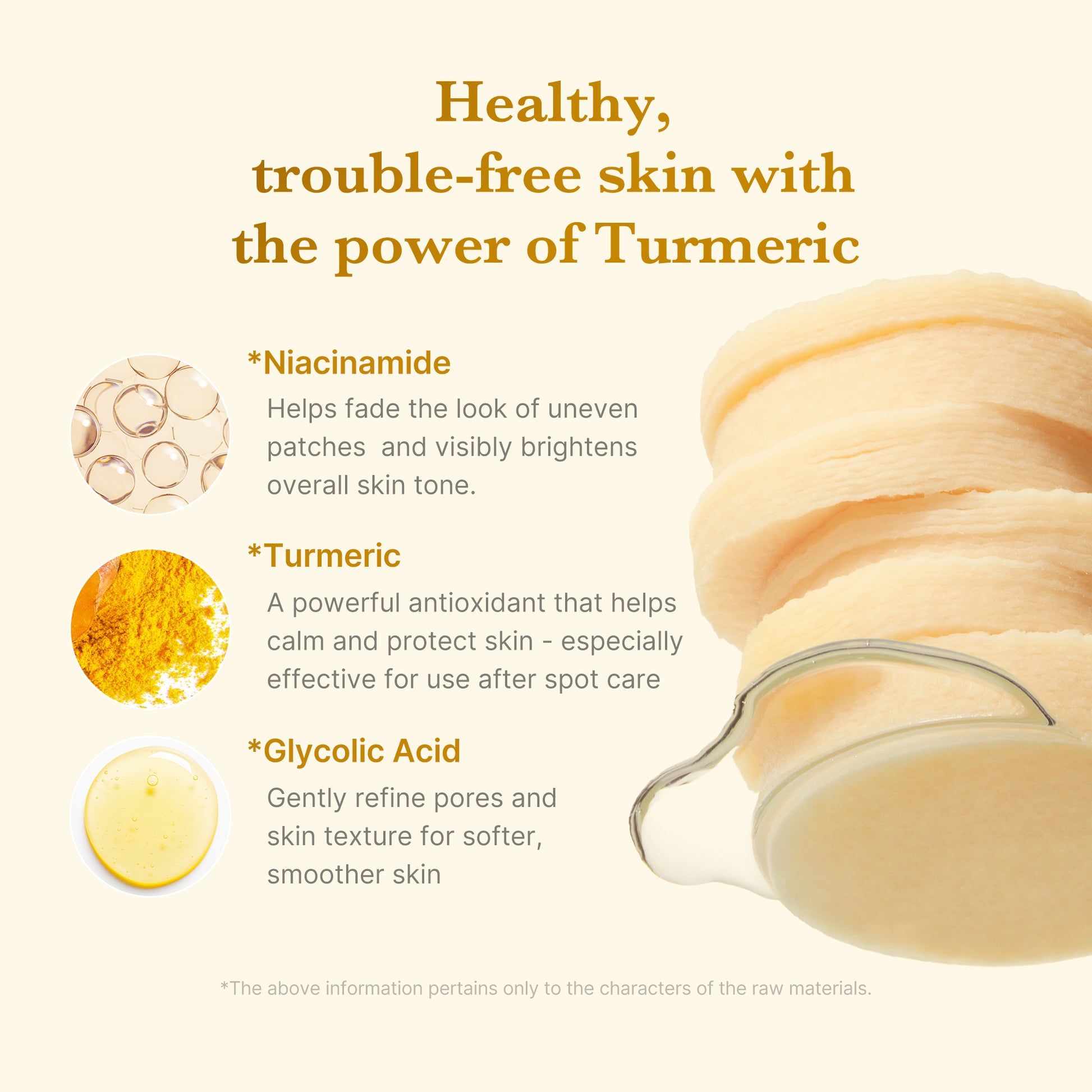 Kojic Acid Tumeric Toner Pad - Image 3