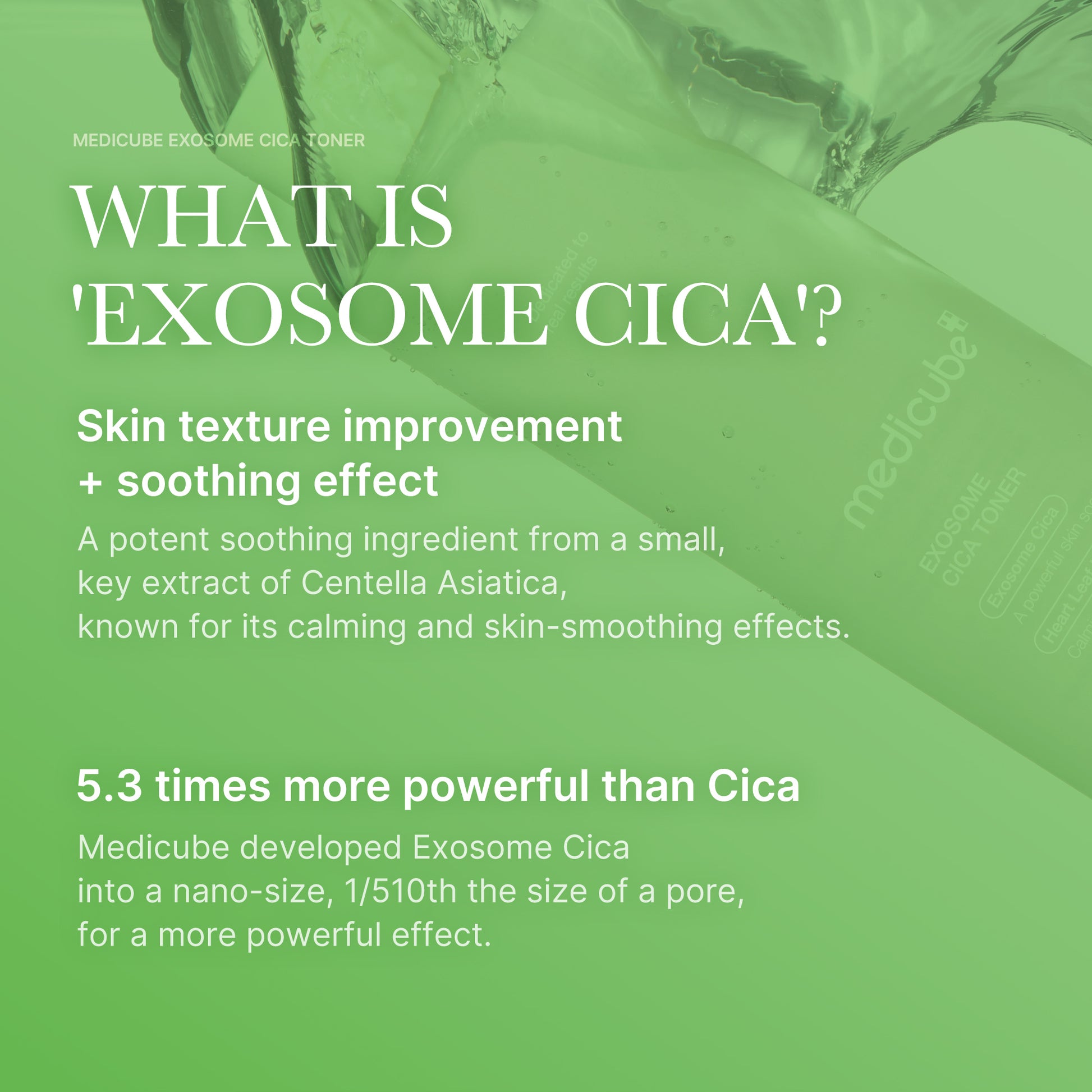 Exosome Cica Calming Toner - Image 5