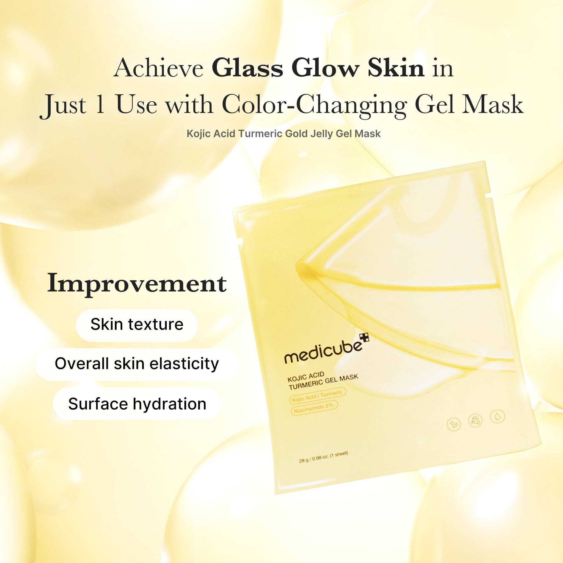 Kojic Acid Turmeric Gold Jelly Gel Mask - Image 4