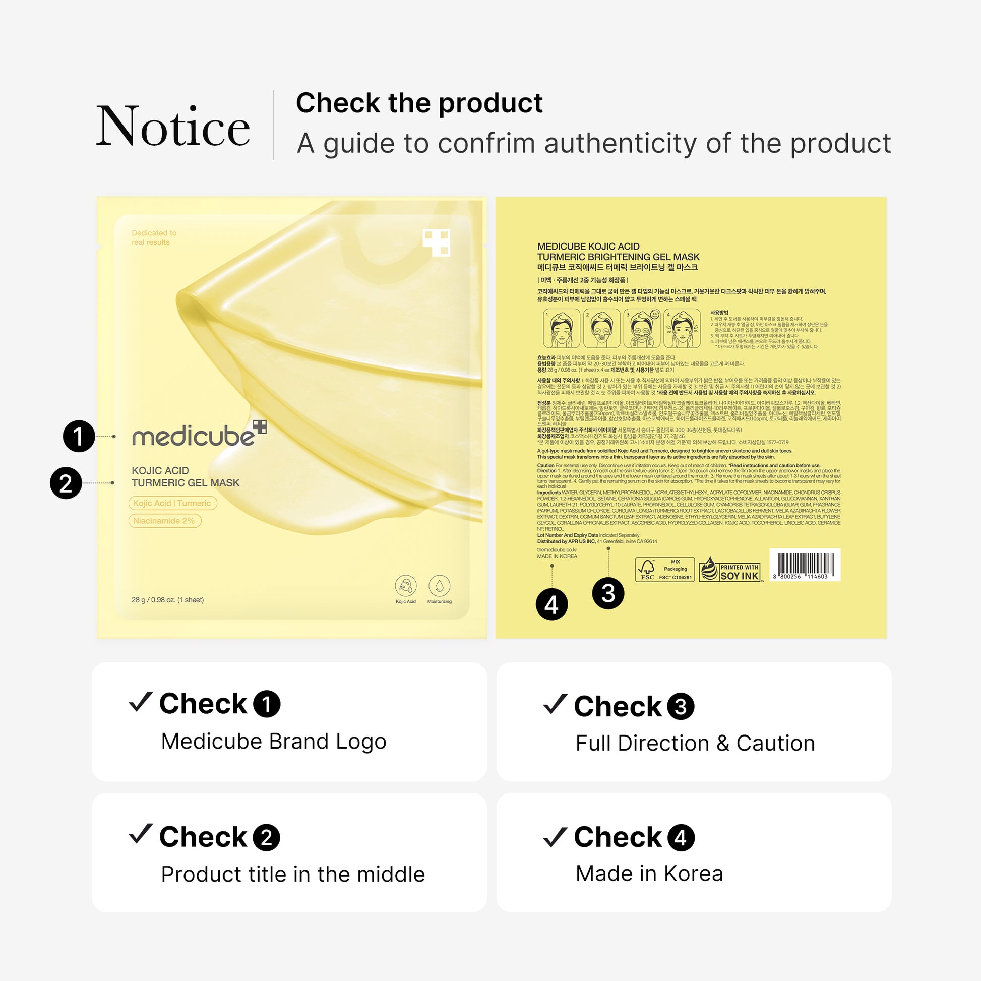 Kojic Acid Turmeric Gold Jelly Gel Mask - Image 7