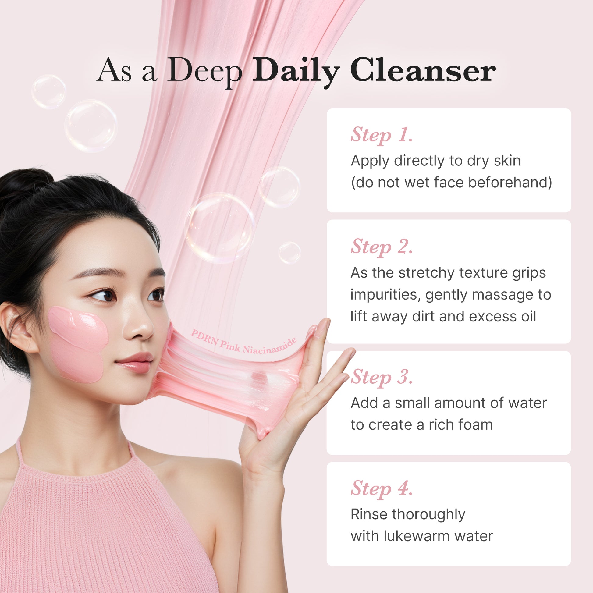 PDRN Pink Whip Cleanser - Image 7